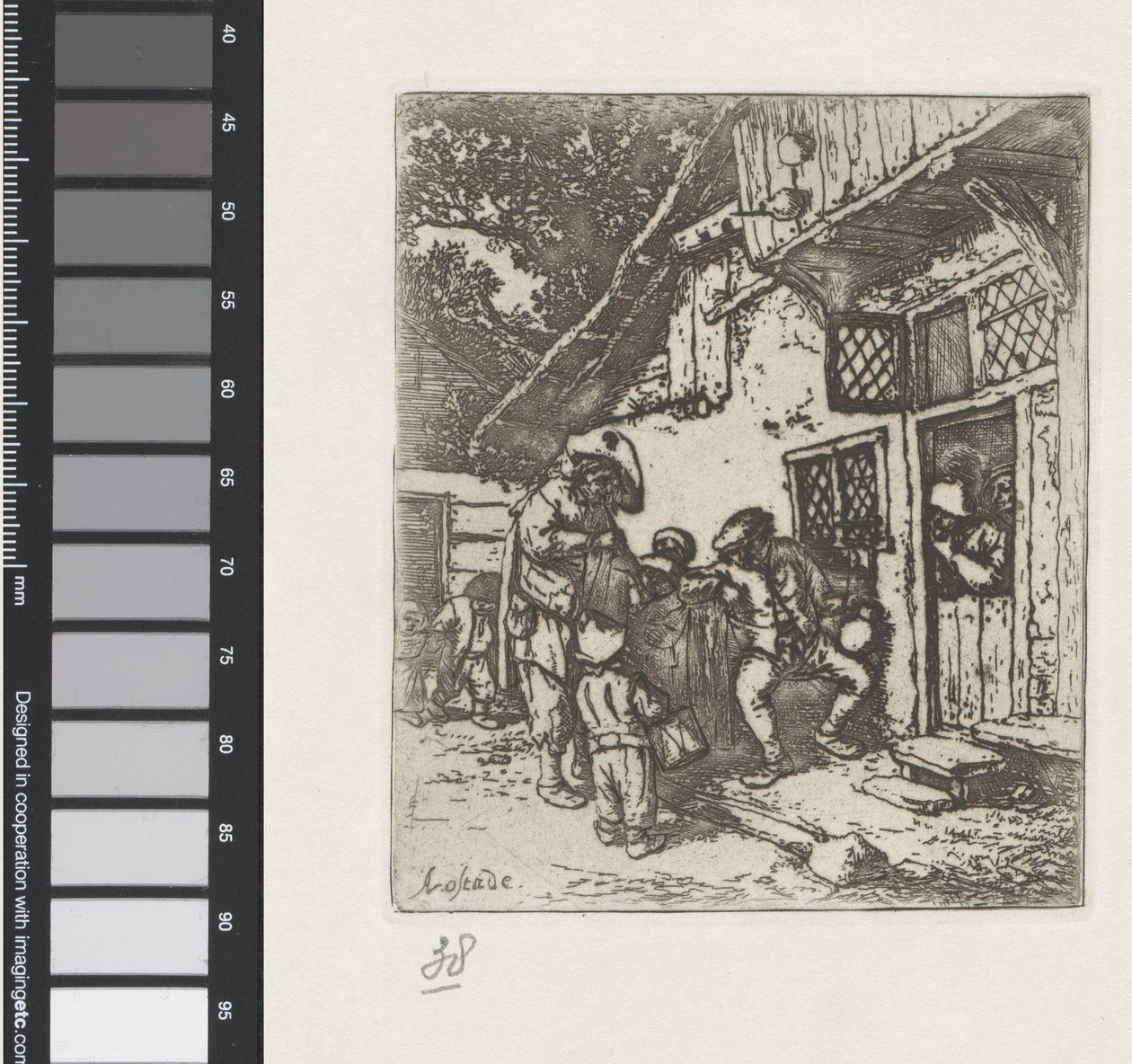 Musicisti itineranti da Adriaen van Ostade