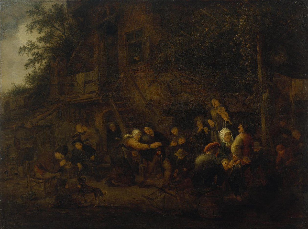 Festa rurale da Adriaen van Ostade