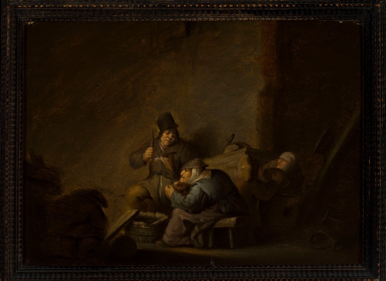 Scena di genere in un interno da Adriaen van Ostade