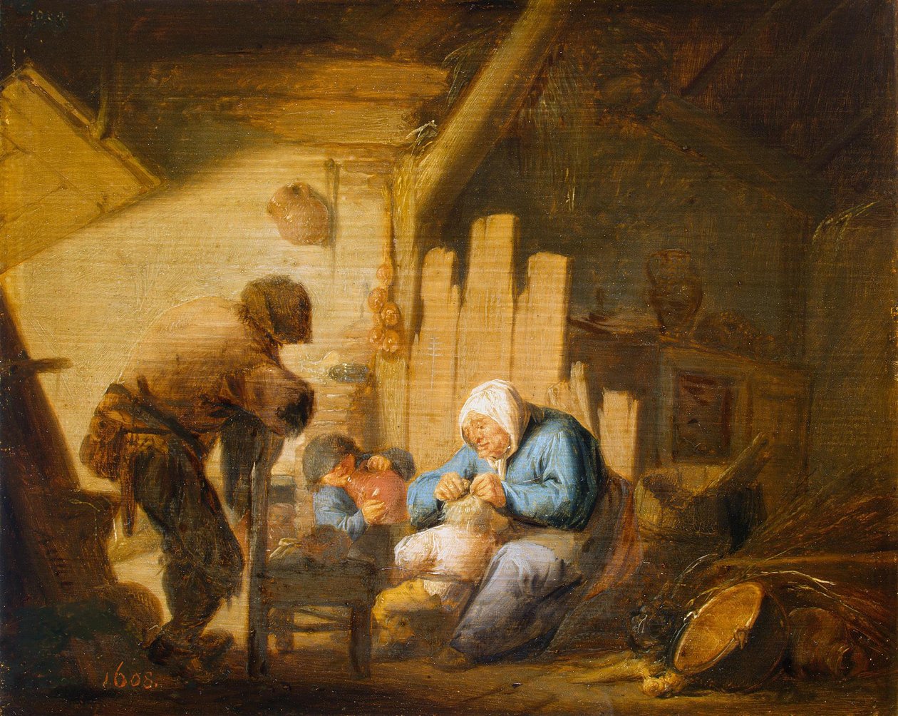 Senso della vista da Adriaen van Ostade