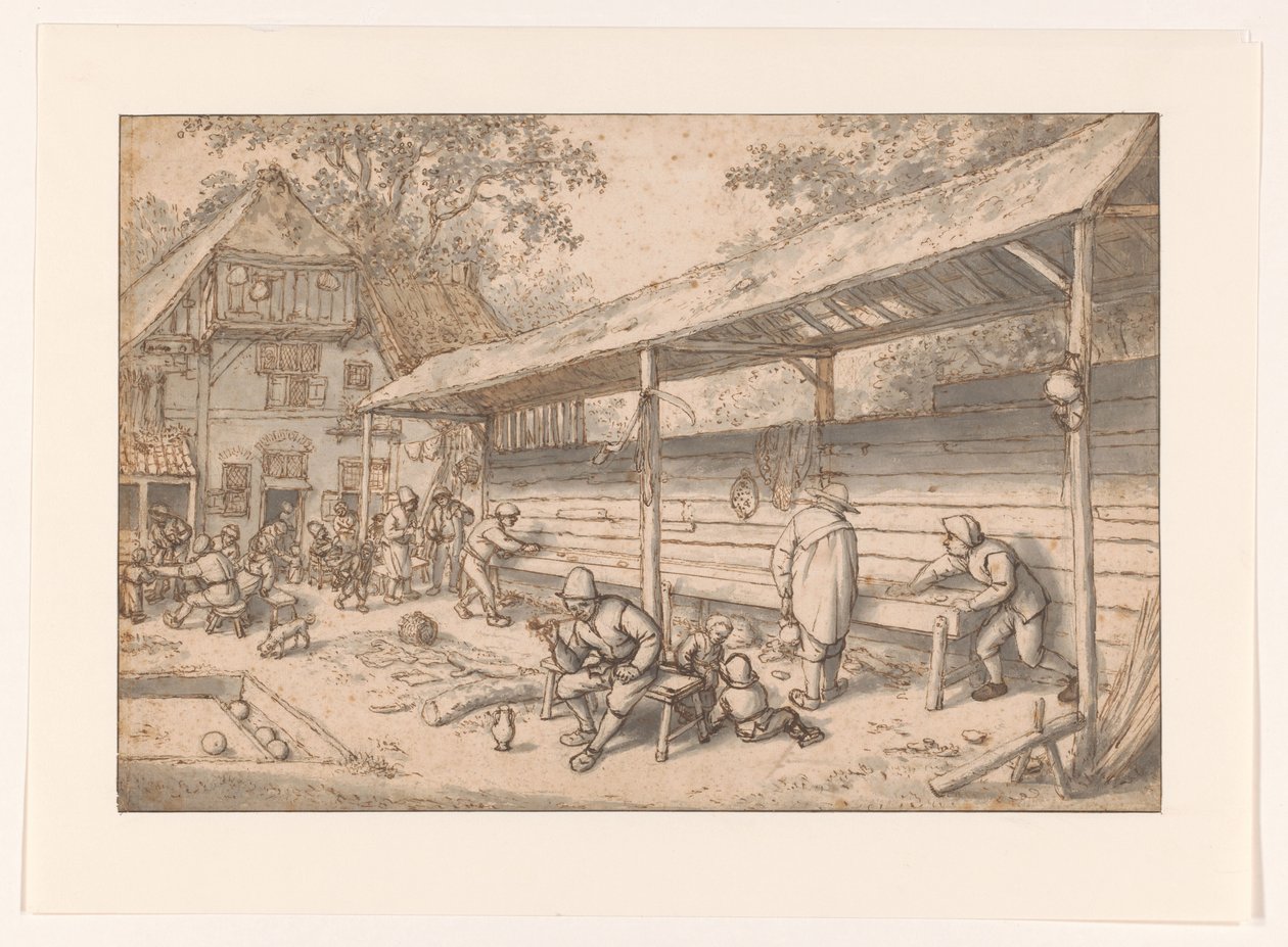 Giochi da taverna da Adriaen van Ostade