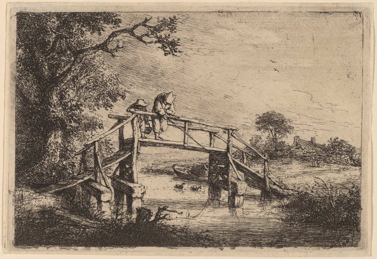 Il Pescatore da Adriaen van Ostade