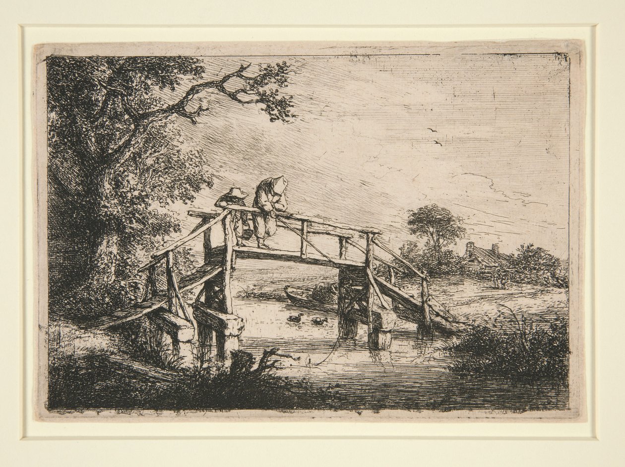 I pescatori con la lenza da Adriaen van Ostade