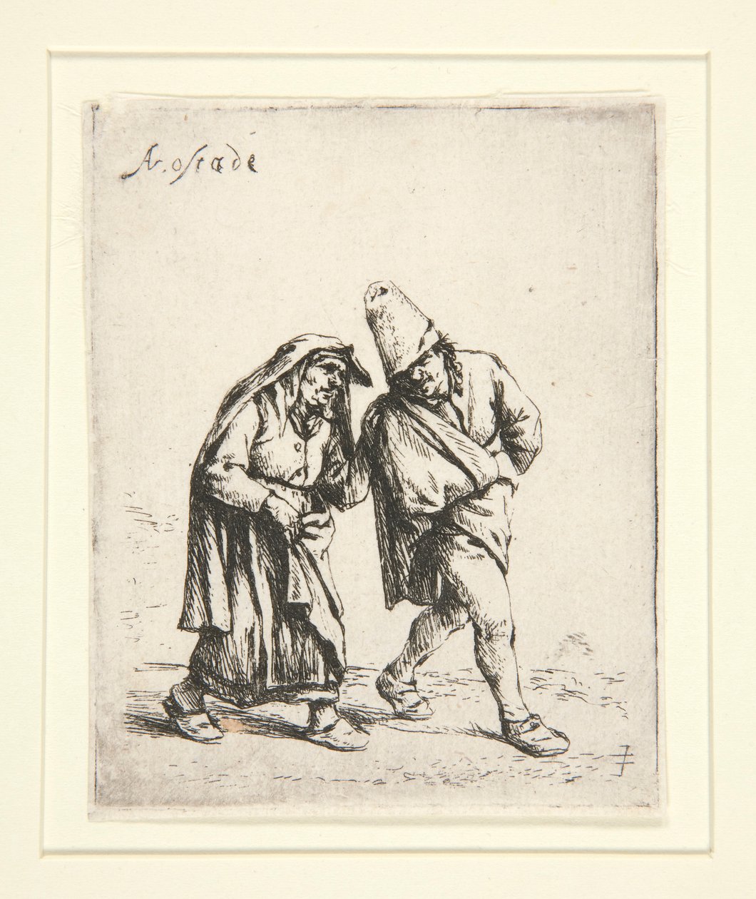 La Coppia che Cammina da Adriaen van Ostade