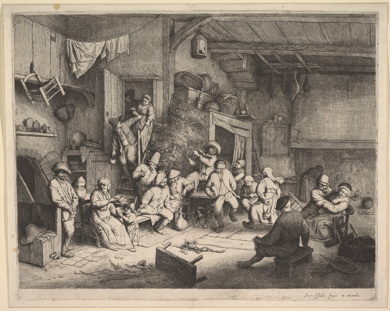 La danza alla locanda da Adriaen van Ostade