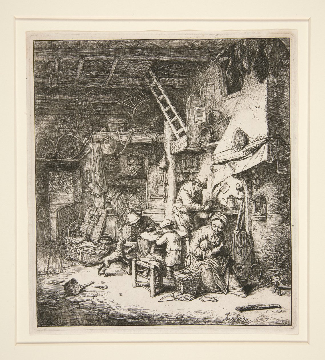 La famiglia da Adriaen van Ostade