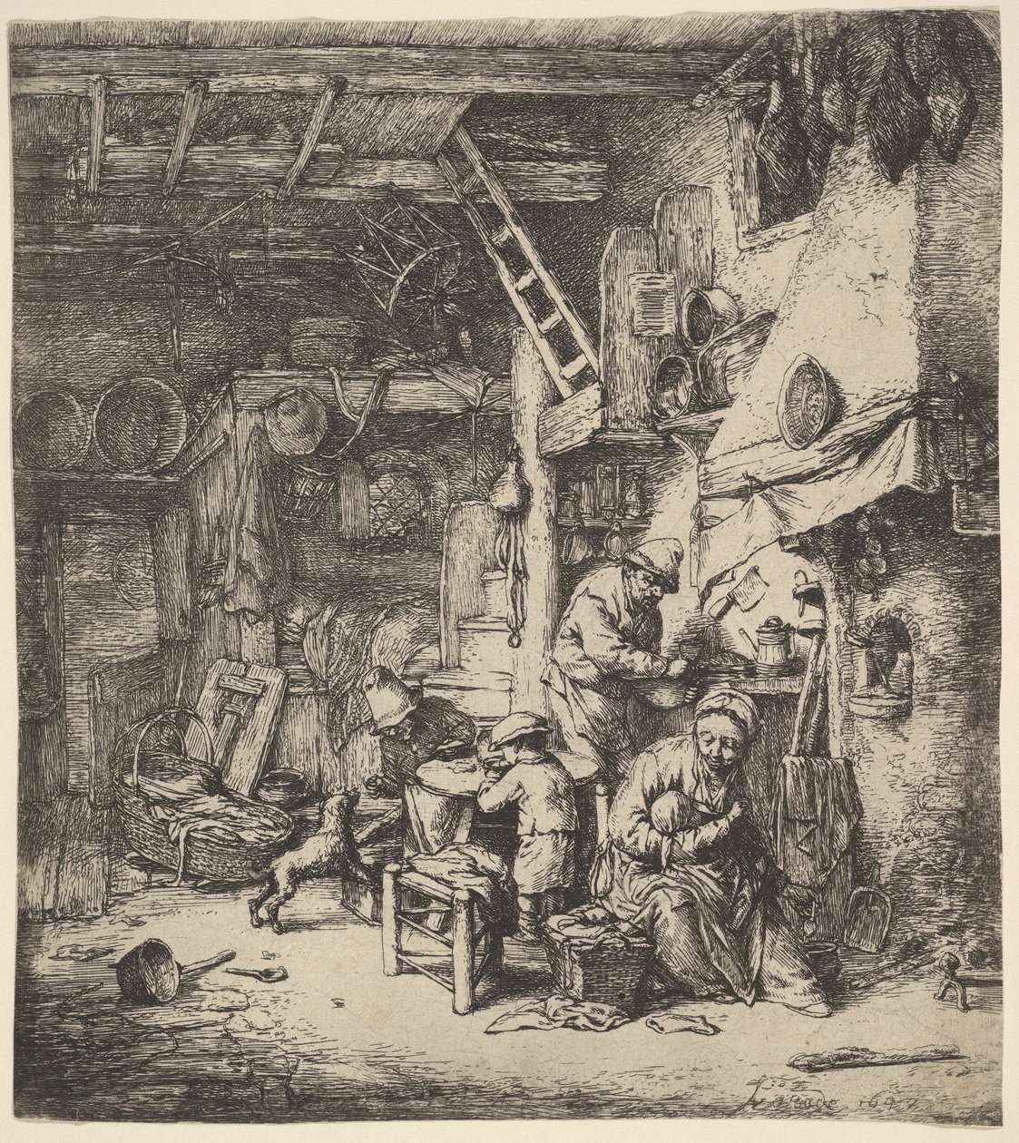 La famiglia da Adriaen van Ostade