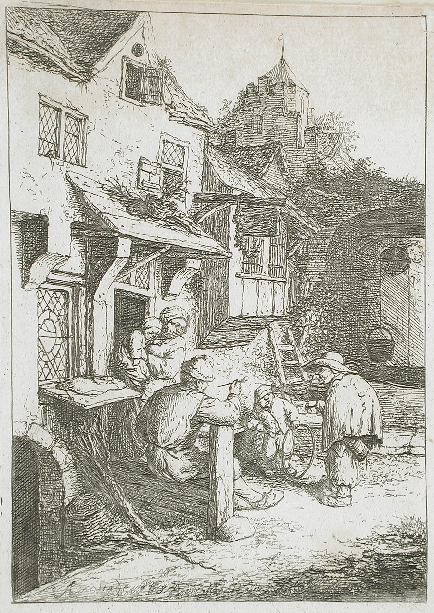 Il violinista gobbo da Adriaen van Ostade