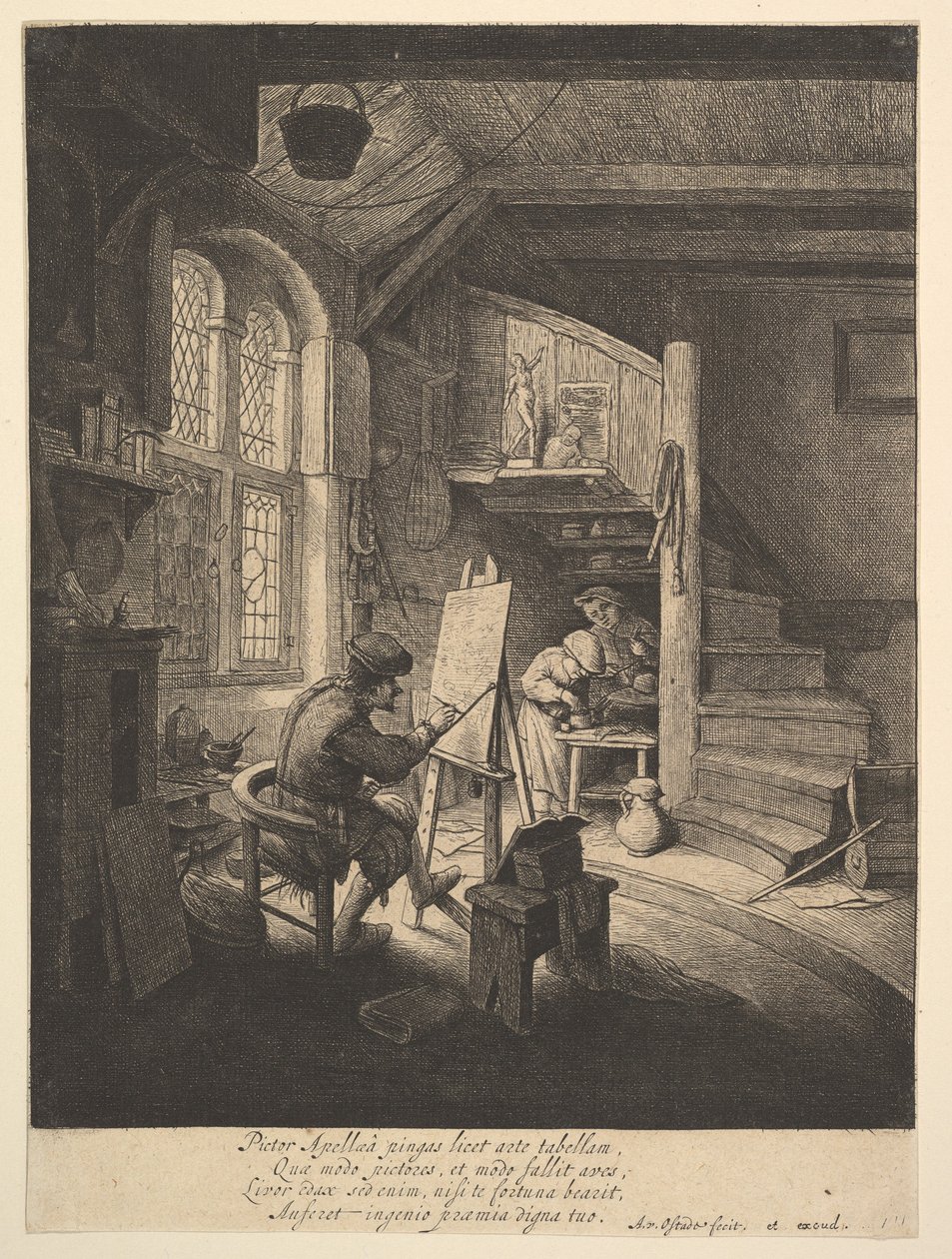 Il pittore da Adriaen van Ostade