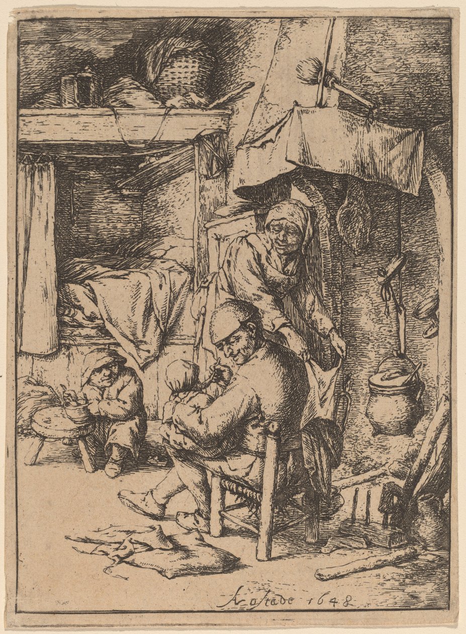 Il Pater Familias da Adriaen van Ostade