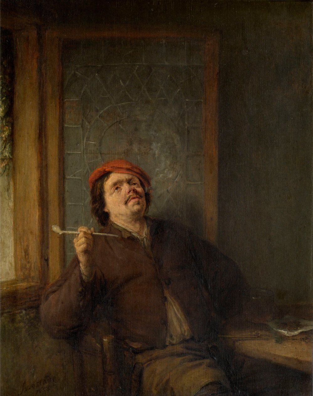 Il fumatore da Adriaen van Ostade