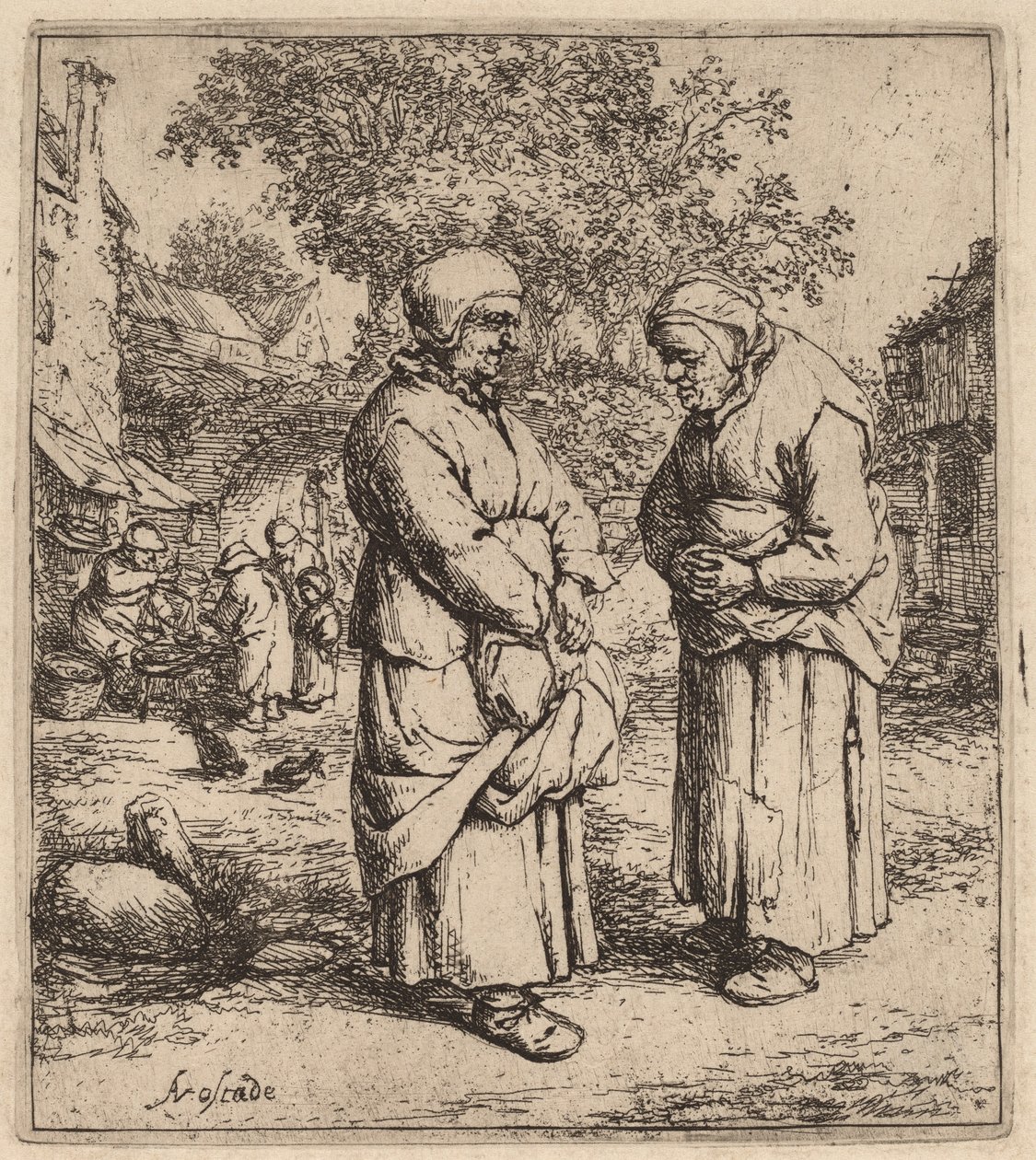 Due pettegole da Adriaen van Ostade
