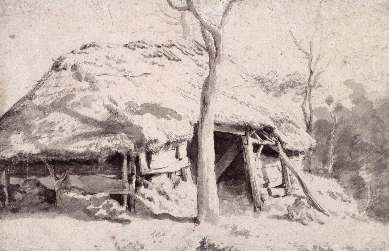 Un ovile nella foresta da Adriaen van de Velde