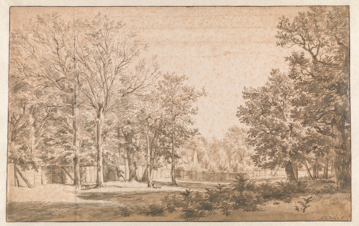 Paesaggio boscoso da Adriaen van de Velde