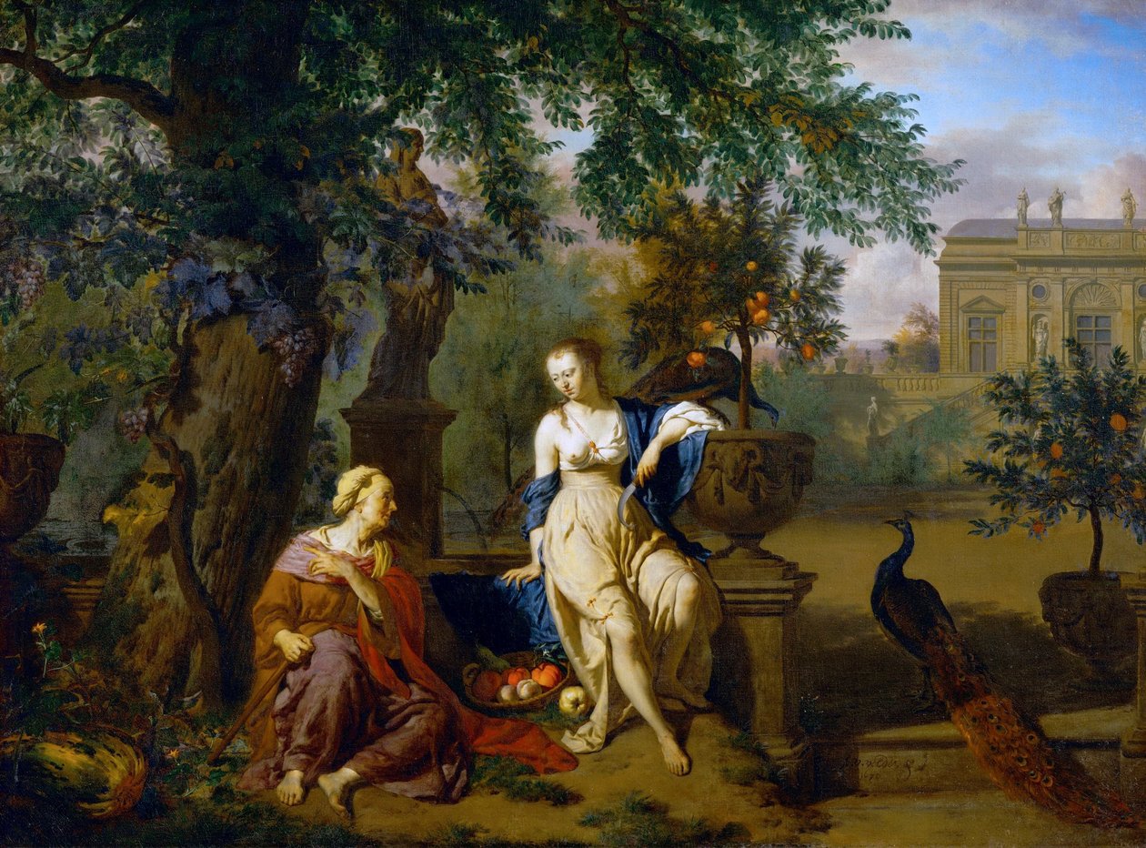 Tedesco: Vertumnus e Pomona Vertumnus e Pomona da Adriaen van de Velde