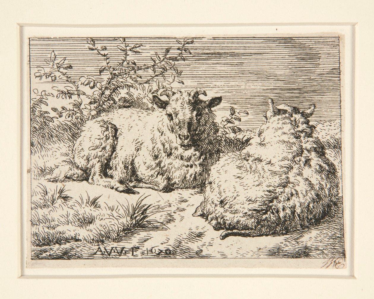 Les Deux Moutons da Adriaen van de Velde