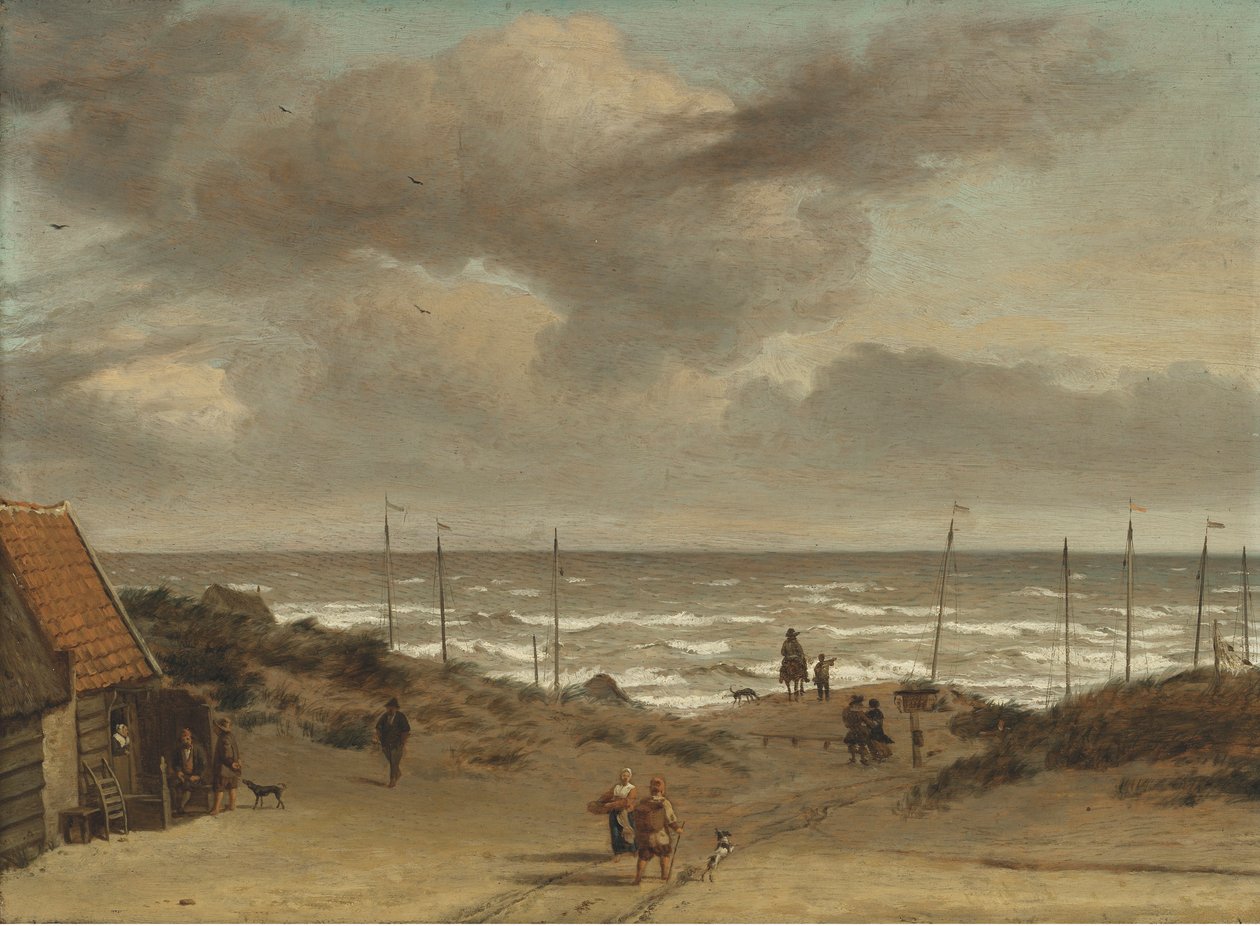 Vista dalle dune al mare da Adriaen van de Velde