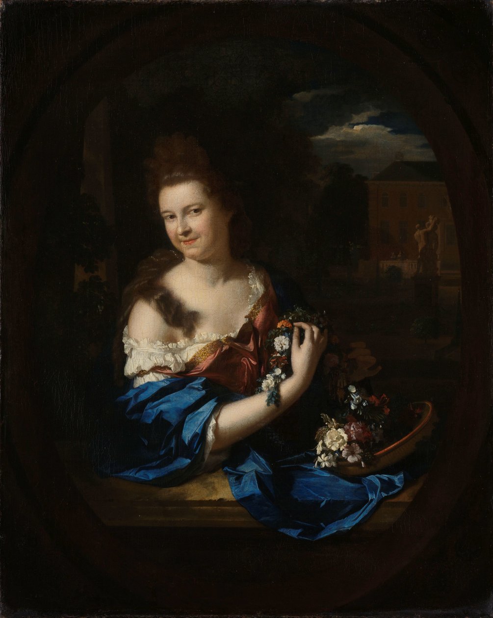 Ritratto di Margaretha Rendorp, moglie di Jan van de Poll da Adriaen van der Werff