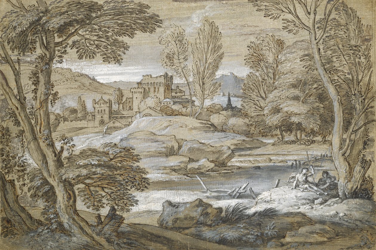 Paesaggio classico da Adriaen van der Cabel