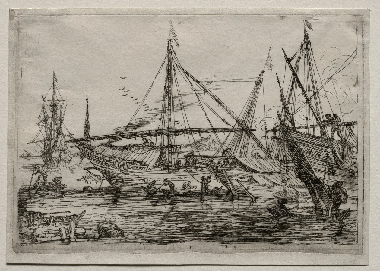 Un Porto Mediterraneo da Adrian van der Cabel