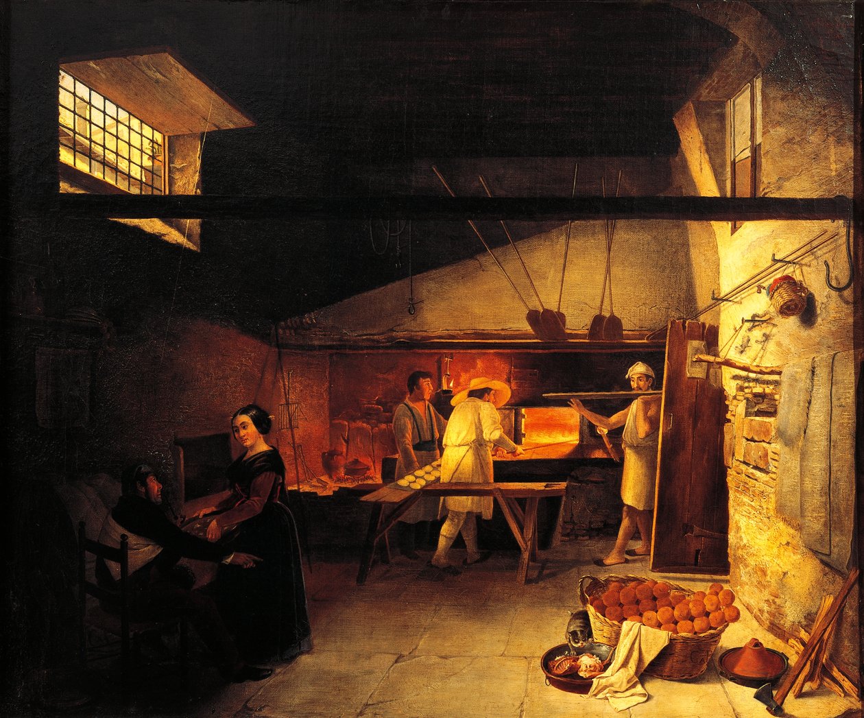 Interno di panetteria da Adriano Trojani