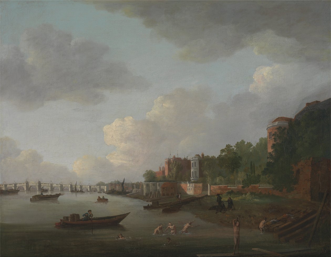 Una vista immaginaria del ponte di Westminster da Adrien Leprieur