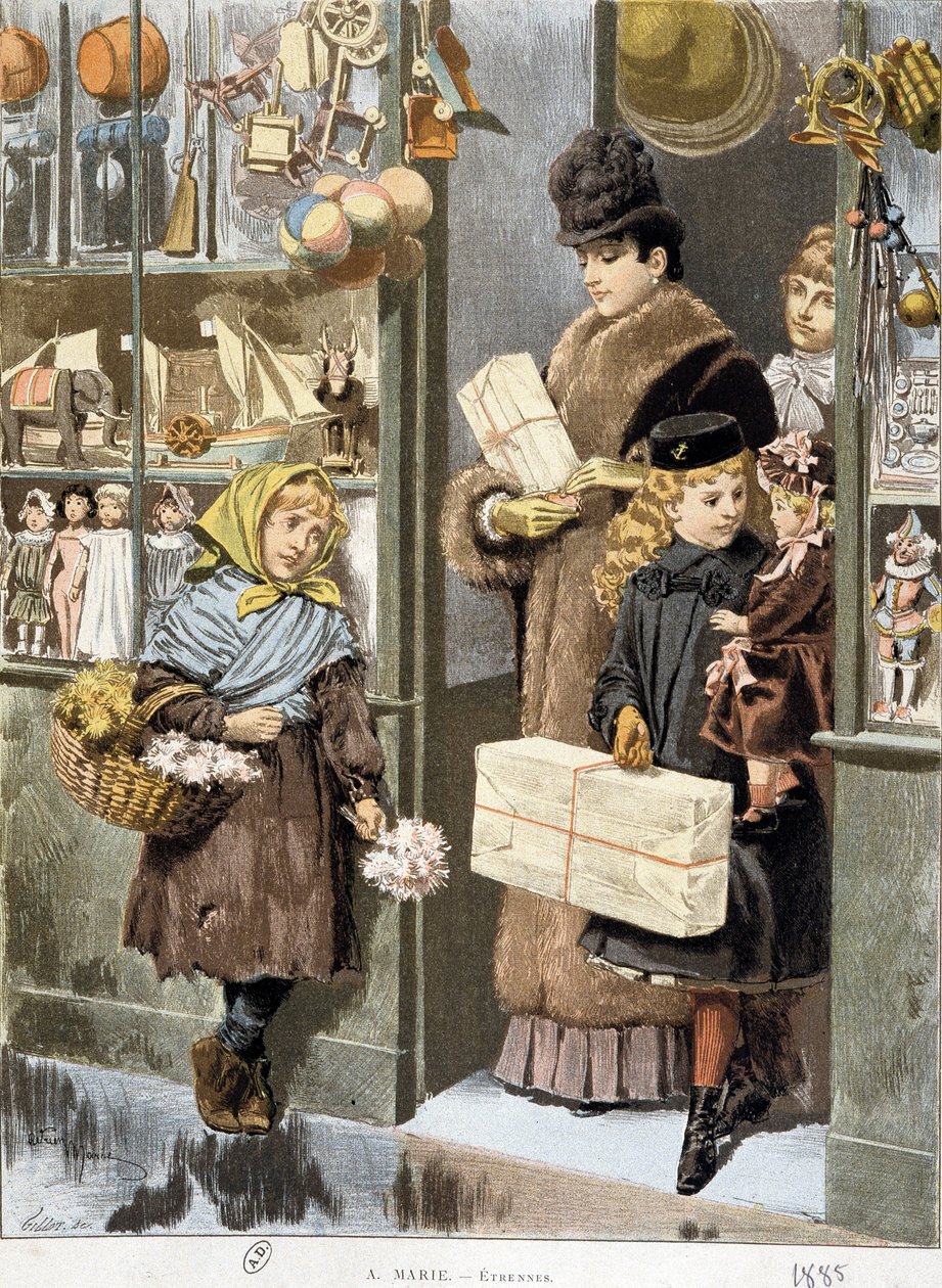 Ragazza povera che vende piccoli mazzi all