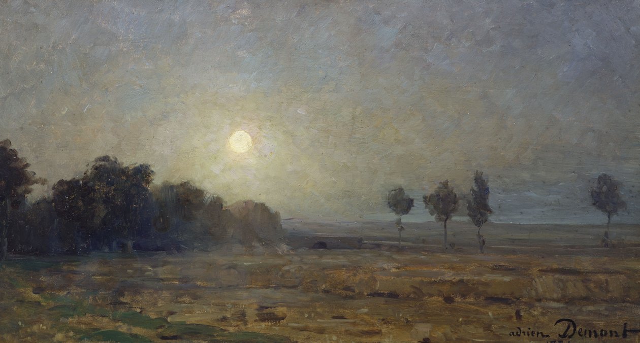 Studio per Il fidanzamento, 1886 da Adrien Louis Demont