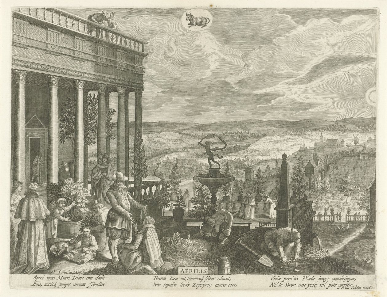 Aprile da Egidius  Sadeler (II)