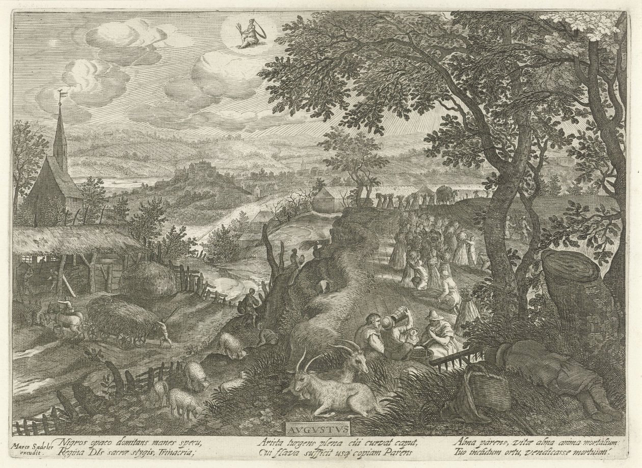 Agosto da Egidius  Sadeler (II)