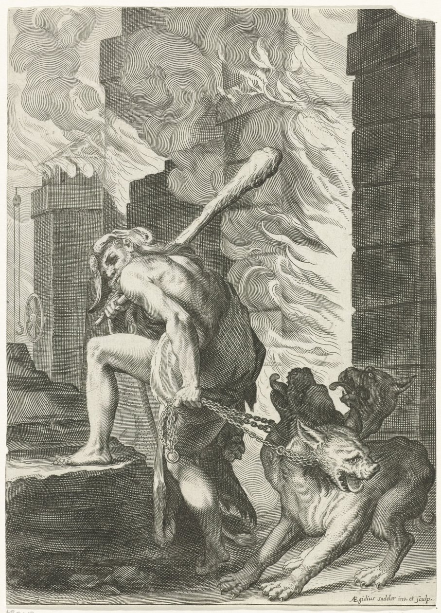 Ercole e Cerbero da Egidius  Sadeler (II)