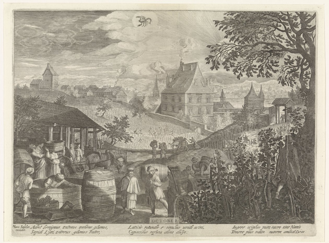 Ottobre da Egidius  Sadeler (II)