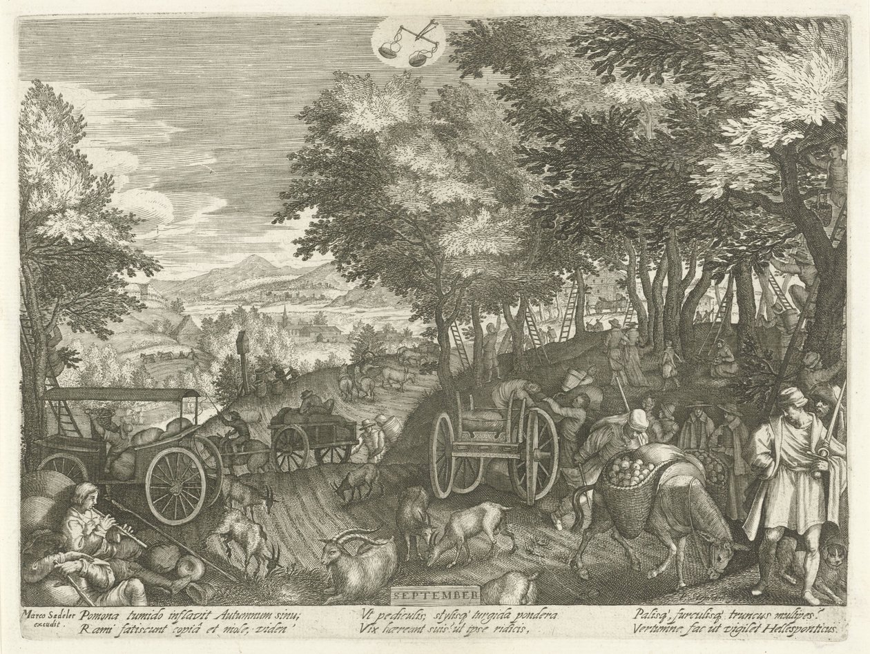 Settembre da Egidius  Sadeler (II)
