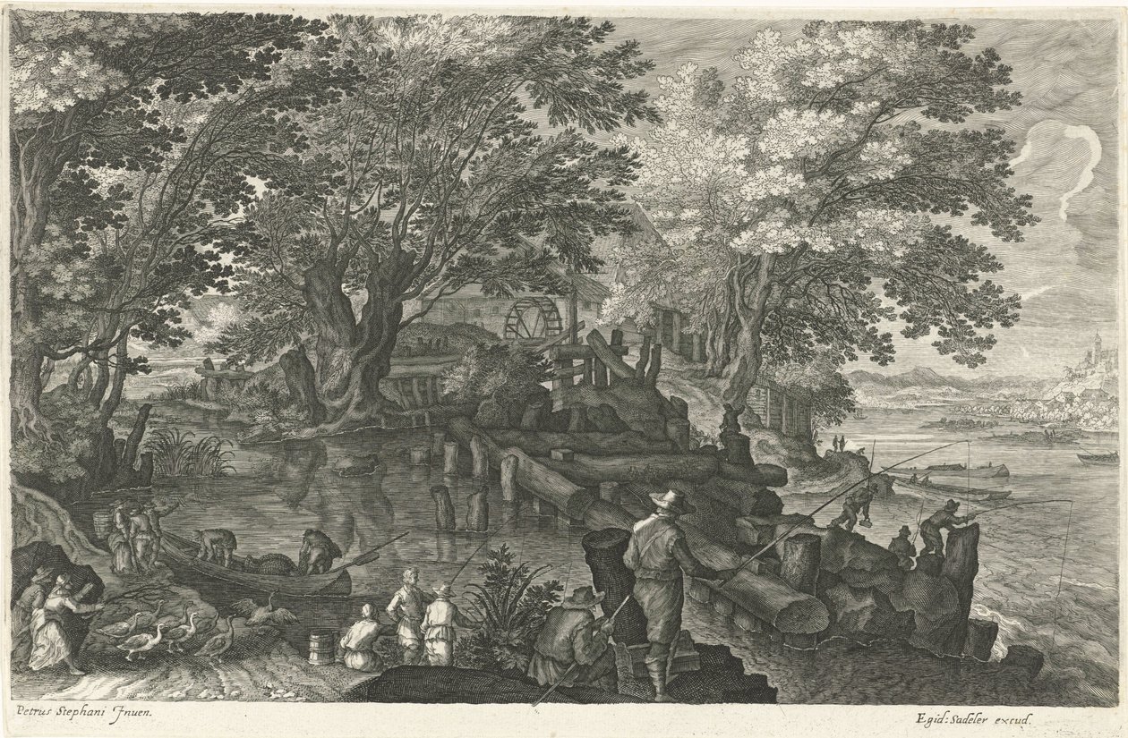 Mulino ad acqua su un