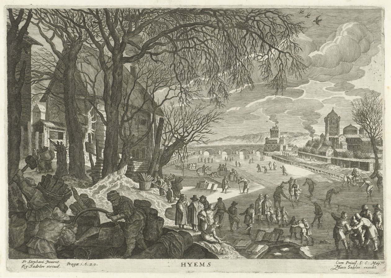 Inverno (Dei quattro stagioni) da Egidius  Sadeler (II)