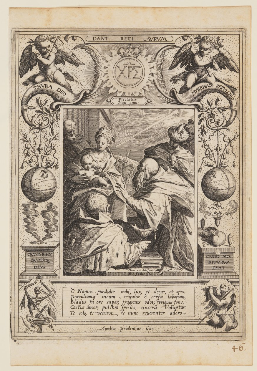 Adorazione dei Magi da Aegidius Sadeler II