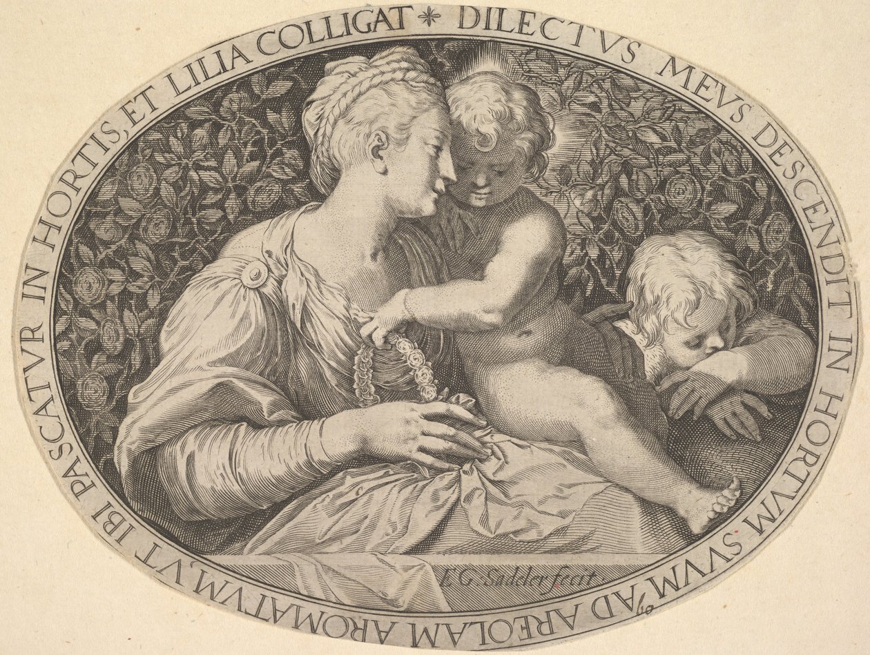 Madonna col Bambino da Aegidius Sadeler II
