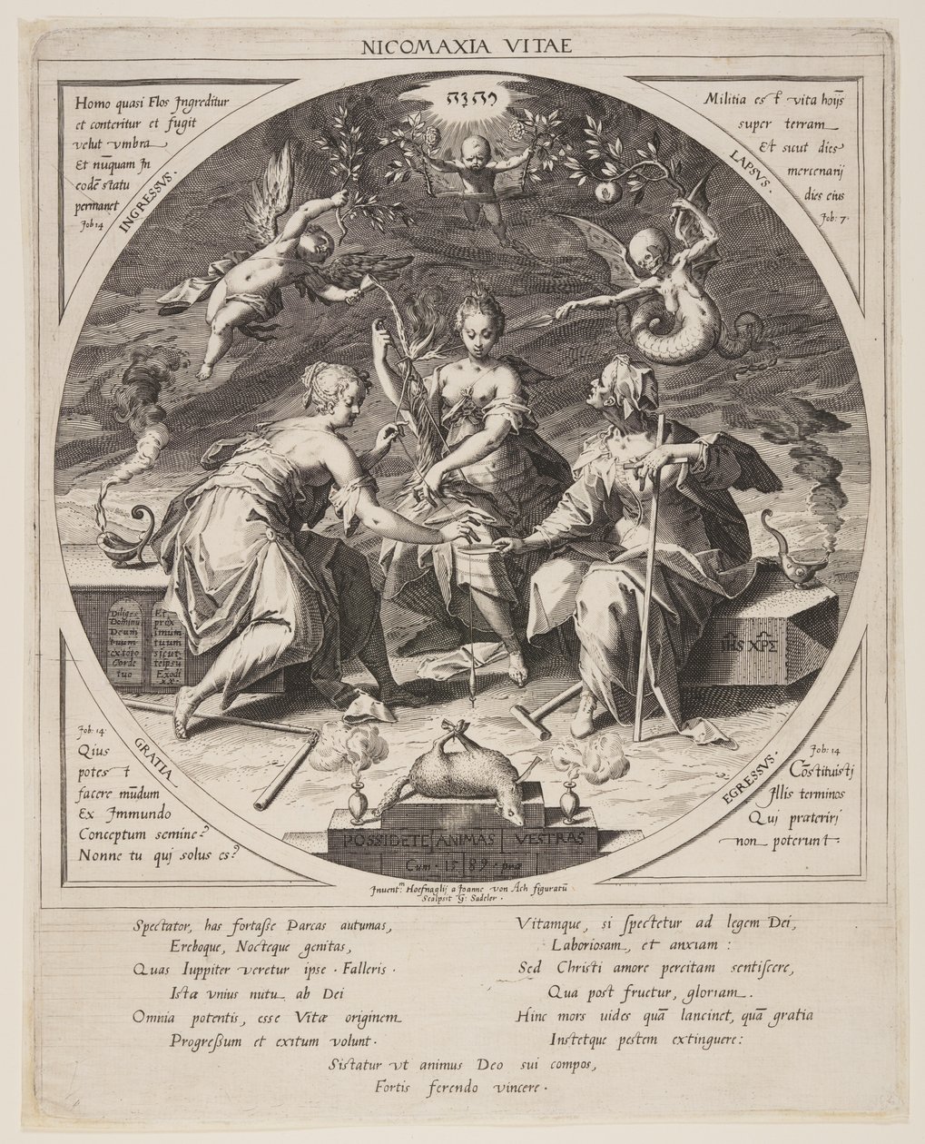 I tre destini da Aegidius Sadeler II