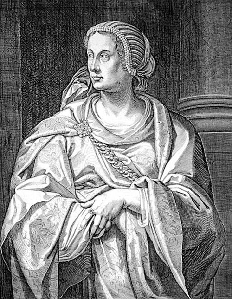 Albia Terenta, madre di Otone da Aegidius Sadeler or Saedeler