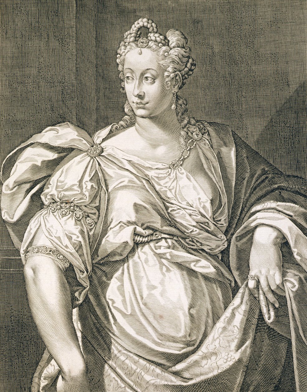 Livia Drusilla (c.55 a.C. - 29 d.C.) moglie di Ottaviano da Aegidius Sadeler or Saedeler