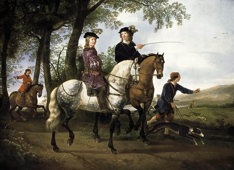 Paesaggio con caccia da Aelbert Cuyp