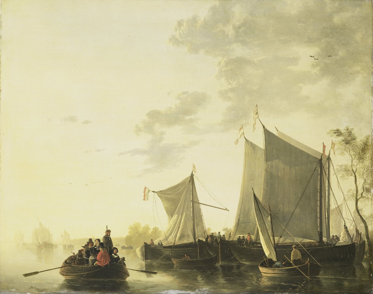 Vista sul fiume da Aelbert (after) Cuyp