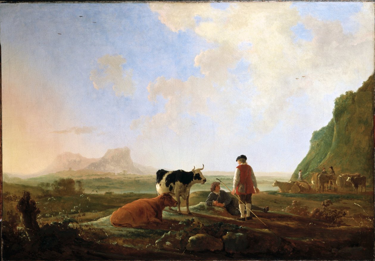 Mandriani con mucche da Aelbert Cuyp