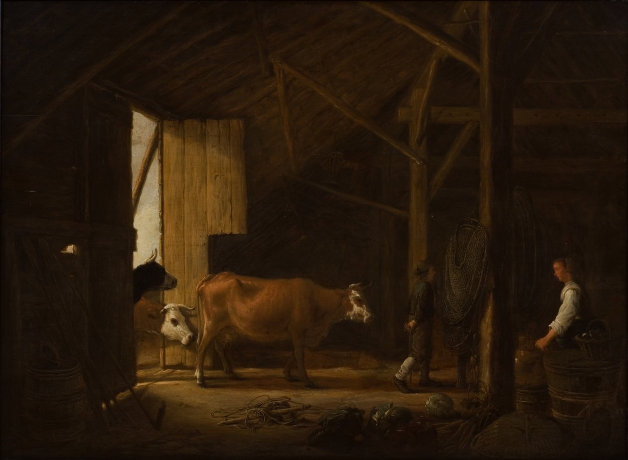Interno di una stalla da Aelbert Cuyp