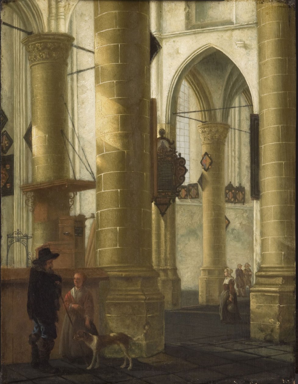 Interno della Grote Kerk, Dordrecht da Aelbert Cuyp