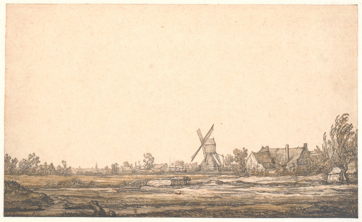 Paesaggio con un mulino da Aelbert Cuyp