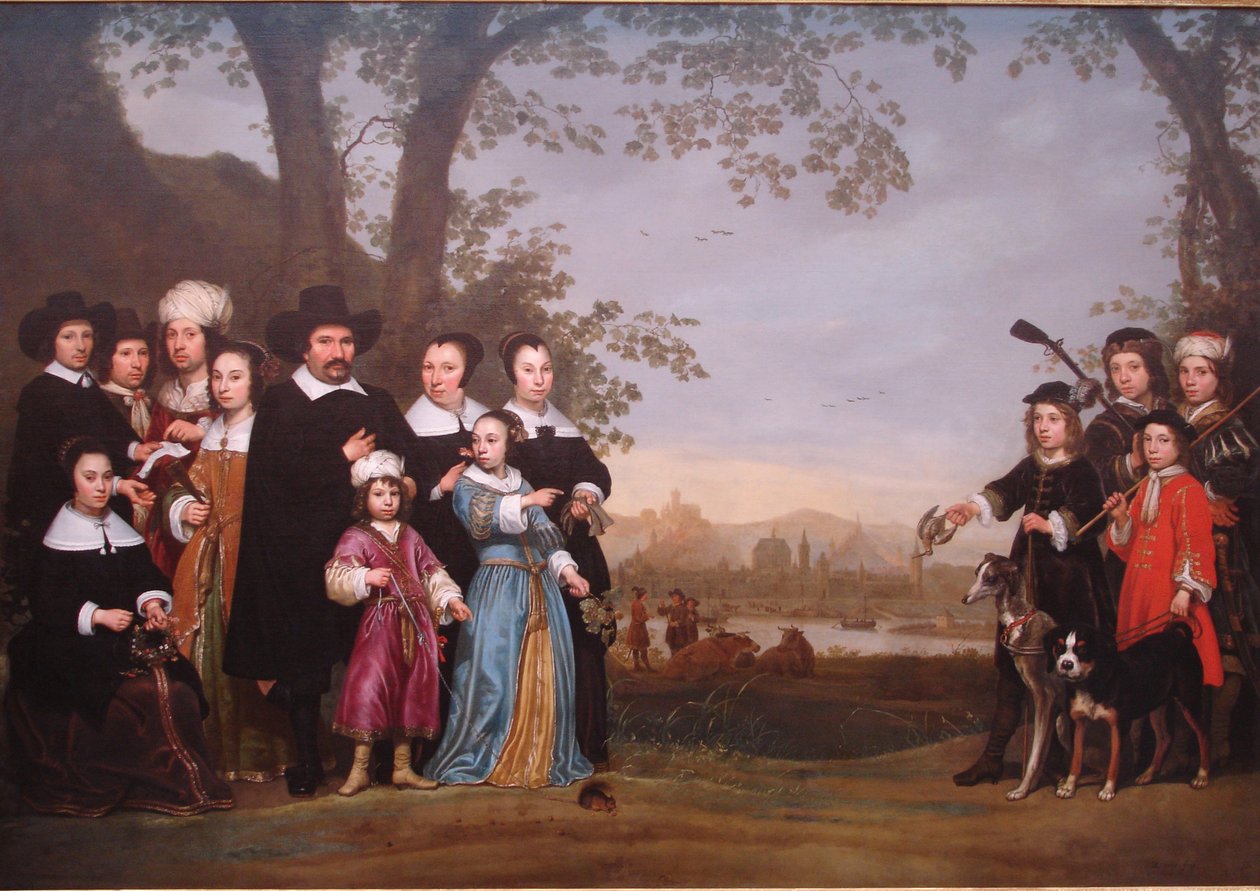 Ritratto della famiglia Sam da Aelbert Cuyp