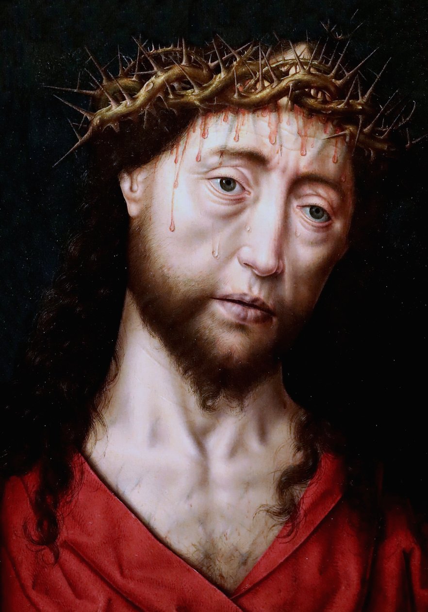 Olandese: Cristo coronato di spine / Ritratto di Cristo da Aelbrecht Bouts