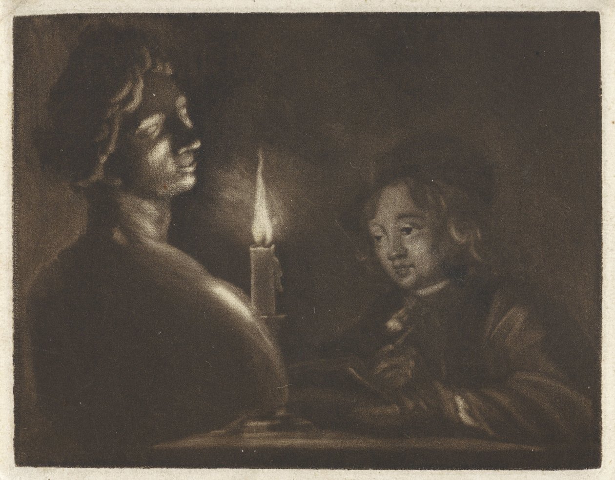 Ragazzo che disegna da Aert Schouman