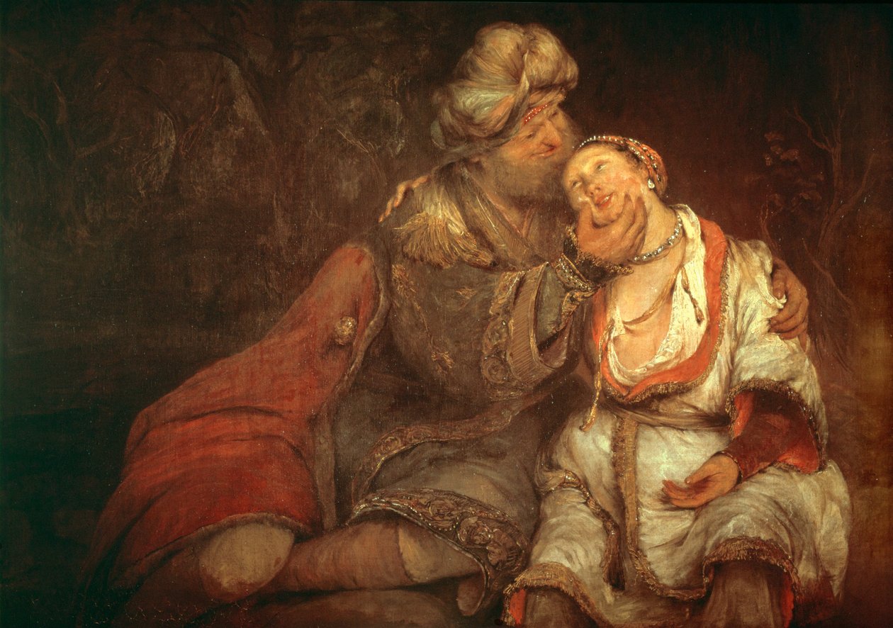 Ruth e Boaz ... (olio su tela) da Aert de Gelder